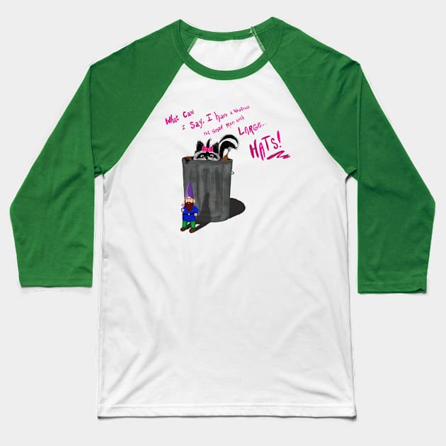 Rose & Mister Grumbles Baseball T-Shirt by DebaucherTee